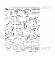 RADIATOR voor Kawasaki KLX650 1993