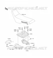 SEAT voor Kawasaki KLX650 1993