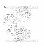 STARTER MOTOR voor Kawasaki KLX650 1993