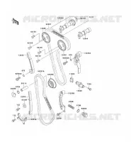 CAMSHAFT   TENSIONER voor Kawasaki KLX650 1993