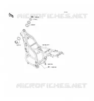 CHASSIS voor Kawasaki KLX650 1993