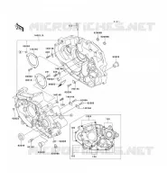 CRANKCASE(S) voor Kawasaki KLX650 1993