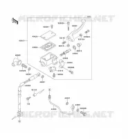 FRONT MASTER CYLINDER voor Kawasaki KLX650 1993