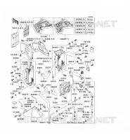 RADIATOR voor Kawasaki KLX650 1993