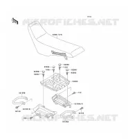 SEAT voor Kawasaki KLX650 1993