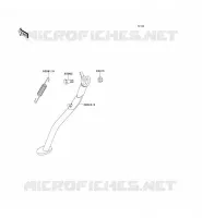 STAND voor Kawasaki KLX650 1993
