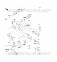 SWINGARM voor Kawasaki KLX650 1993