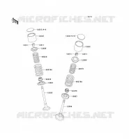 VALVE voor Kawasaki KLX650 1993