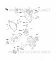 WATER PUMP voor Kawasaki KLX650 1993
