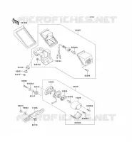 TAILIGHT( JKALXEC1 SA021309) voor Kawasaki KLX650 1995