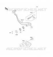 BRAKE PEDAL voor Kawasaki KLX650 1995