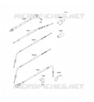 CABLES voor Kawasaki KLX650 1995
