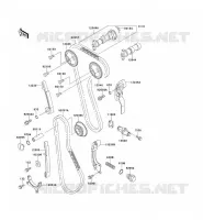CAMSHAFT   TENSIONER voor Kawasaki KLX650 1995