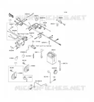 CHASSIS ELECTRICAL EQUIPMENT voor Kawasaki KLX650 1995