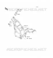 CHASSIS voor Kawasaki KLX650 1995