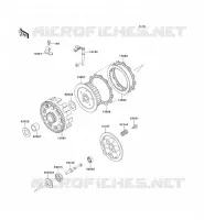 CLUTCH voor Kawasaki KLX650 1995