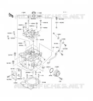 CYLINDER HEAD voor Kawasaki KLX650 1995
