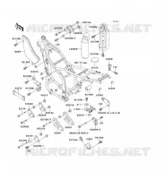 FRAME PARTS (COUVERTURE) voor Kawasaki KLX650 1995