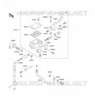 FRONT MASTER CYLINDER voor Kawasaki KLX650 1995