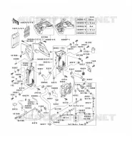 RADIATOR voor Kawasaki KLX650 1995