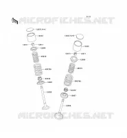 VALVE voor Kawasaki KLX650 1995