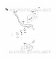 BRAKE PEDAL voor Kawasaki KLX650 1996