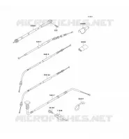 CABLES voor Kawasaki KLX650 1996