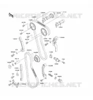 CAMSHAFT   TENSIONER voor Kawasaki KLX650 1996