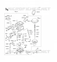CARBURETOR voor Kawasaki KLX650 1996