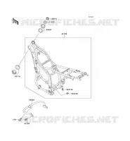 CHASSIS voor Kawasaki KLX650 1996