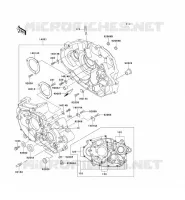 CRANKCASE(S) voor Kawasaki KLX650 1996