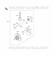 CRANKSHAFT voor Kawasaki KLX650 1996