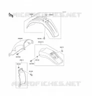 FENDER voor Kawasaki KLX650 1996