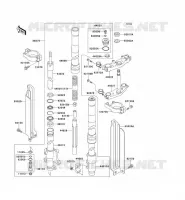 FRONT FORK voor Kawasaki KLX650 1996