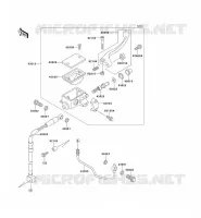 FRONT MASTER CYLINDER voor Kawasaki KLX650 1996