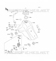 FUEL TANK voor Kawasaki KLX650 1996
