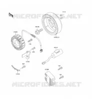 GENERATOR voor Kawasaki KLX650 1996