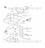 HANDLEBAR voor Kawasaki KLX650 1996