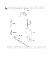 IGNITION SYSTEM voor Kawasaki KLX650 1996