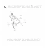 LABELS voor Kawasaki KLX650 1996