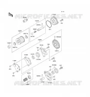 OIL PUMP voor Kawasaki KLX650 1996