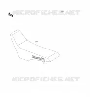 SEAT voor Kawasaki KLX650 1996