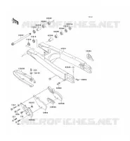 SWINGARM voor Kawasaki KLX650 1996