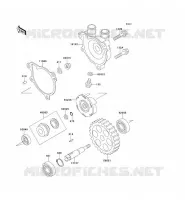 WATER PUMP voor Kawasaki KLX650 1996