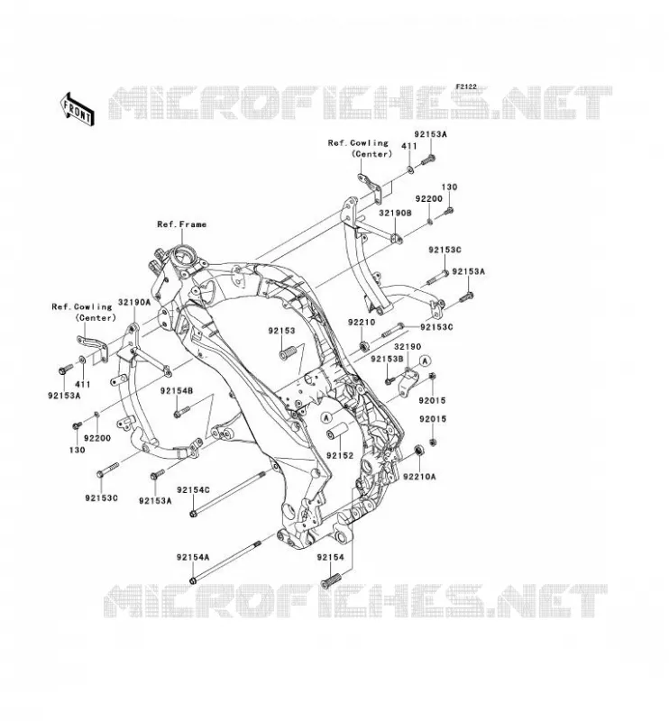 ENGINE MOUNT Kawasaki MOTOS 1000 2012 VERSYS 1000  KLZ1000ACF