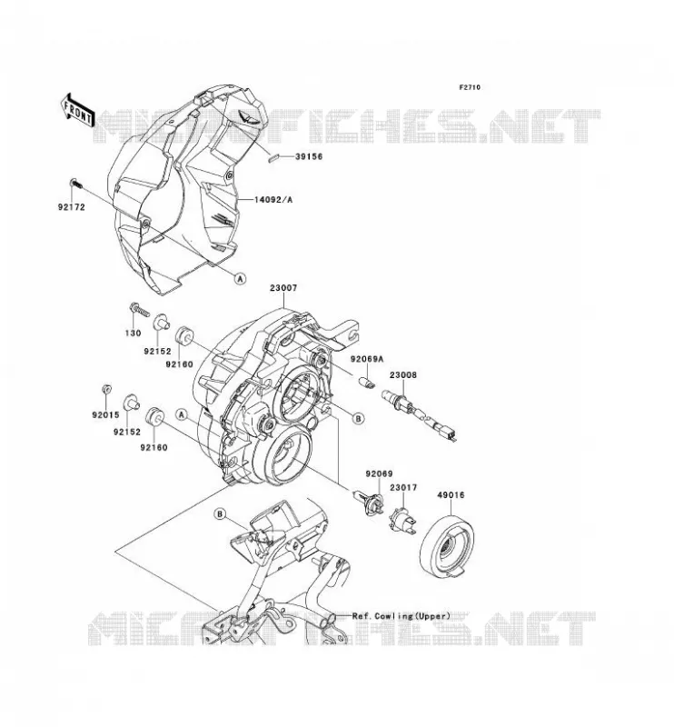 LENS(S) Kawasaki MOTOS 1000 2012 VERSYS 1000  KLZ1000ACF