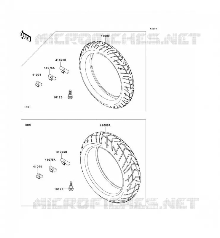 TIRES Kawasaki MOTOS 1000 2014 VERSYS 1000  KLZ1000AEF