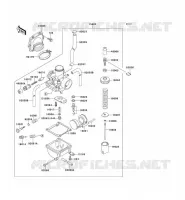 CARBURETOR voor Kawasaki KMX125 2000