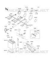 CHASSIS ELECTRICAL EQUIPMENT voor Kawasaki KMX125 2000