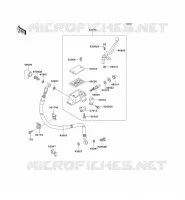 FRONT MASTER CYLINDER voor Kawasaki KMX125 2000